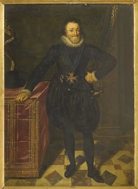 Portrait d'Henri IV - Frans Pourbus the Younger image 1 reproduction artisanale de tableau