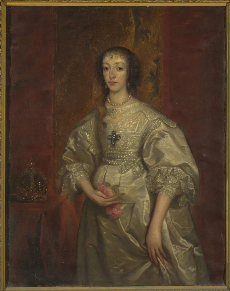 Portrait von Henriette Marie (1609-1699), Königin von England - Antoine van Dyck