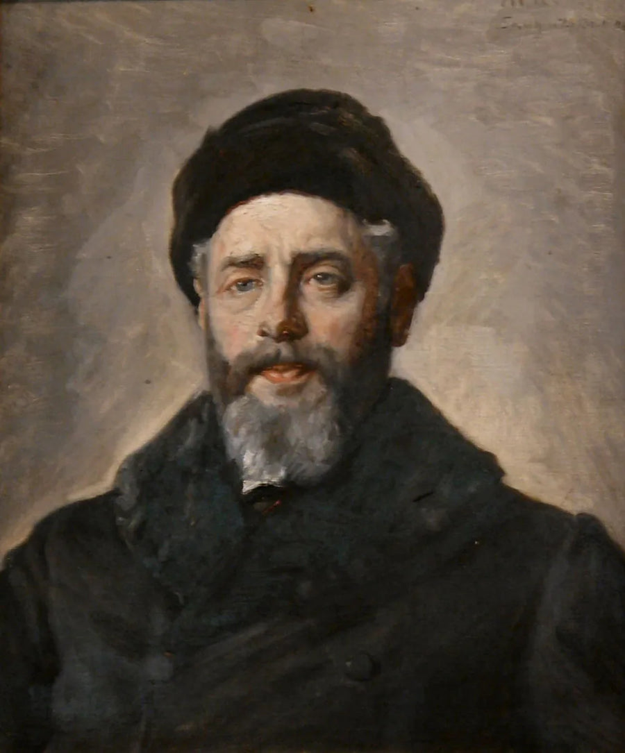 Porträt von Henrik Pontopidan - Michael Peter Ancher