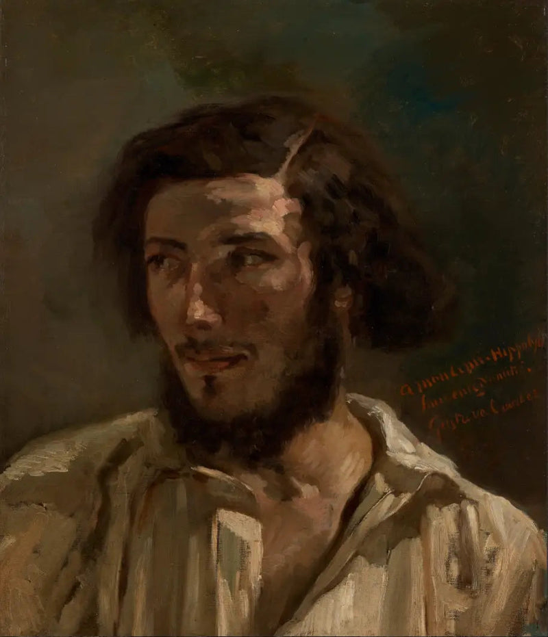 Porträt von Hippolyte (Pradelles ?) - Gustave Courbet