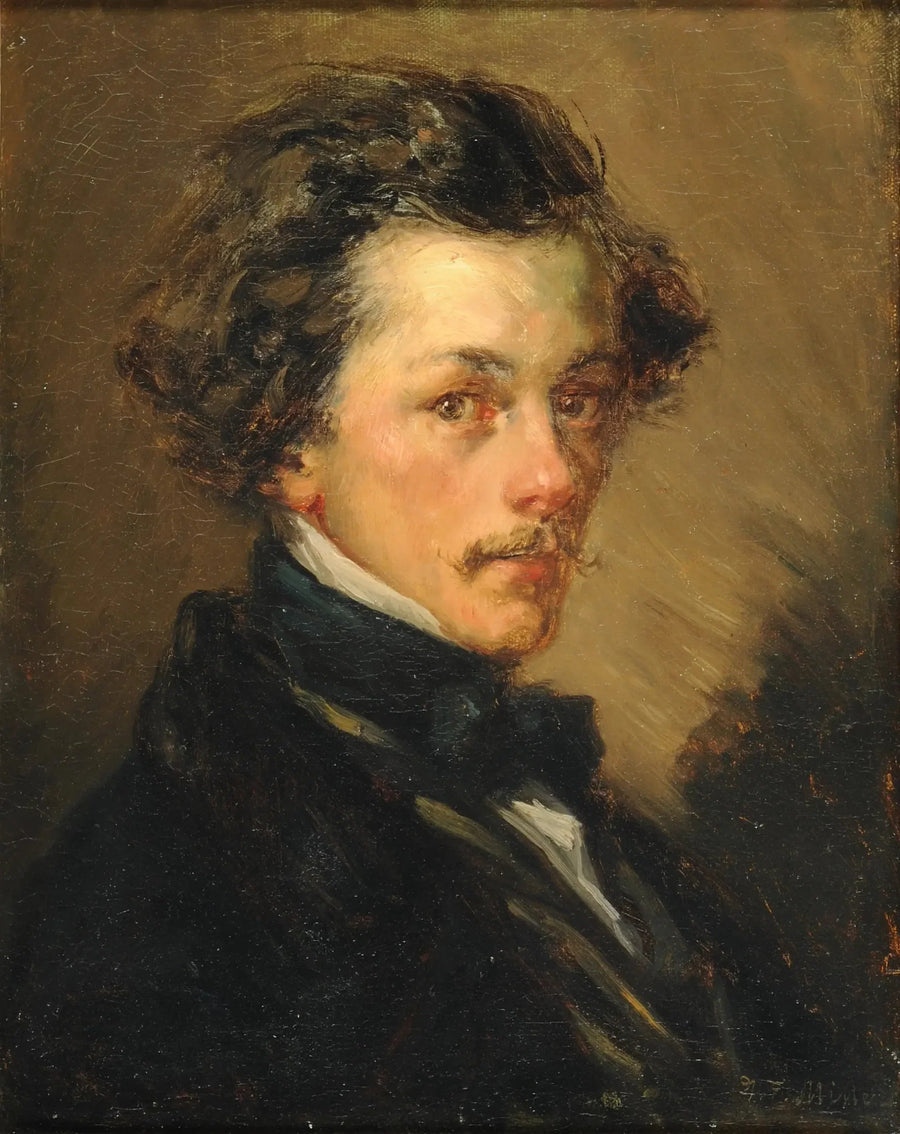 Portrait eines anonymen Mannes - Jean-François Millet