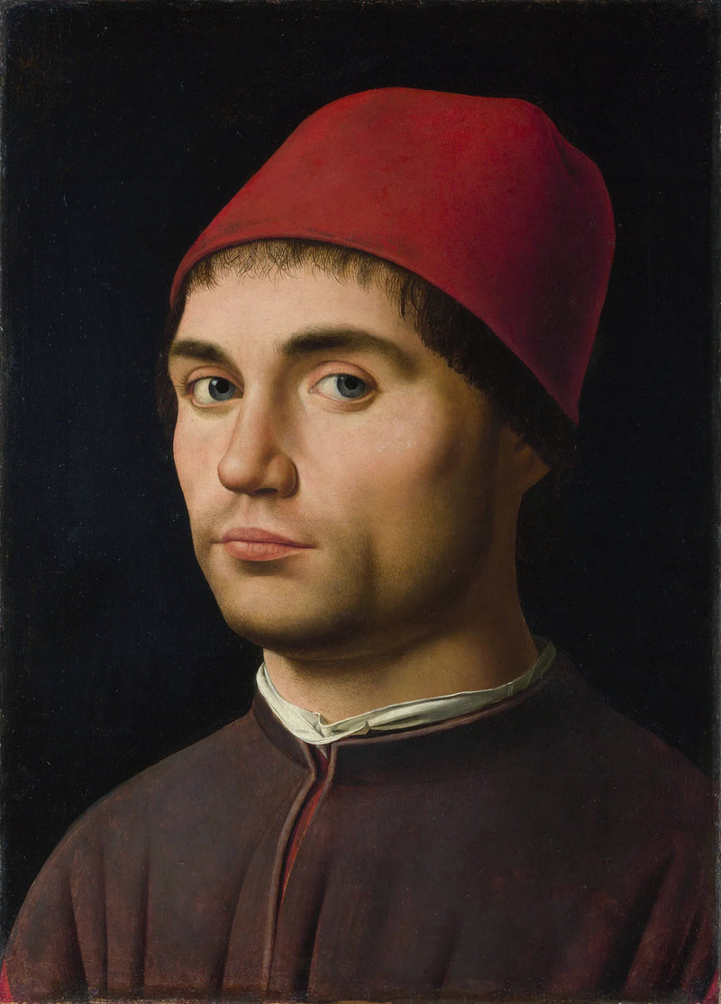 Porträt eines Mannes - Antonello de Messine