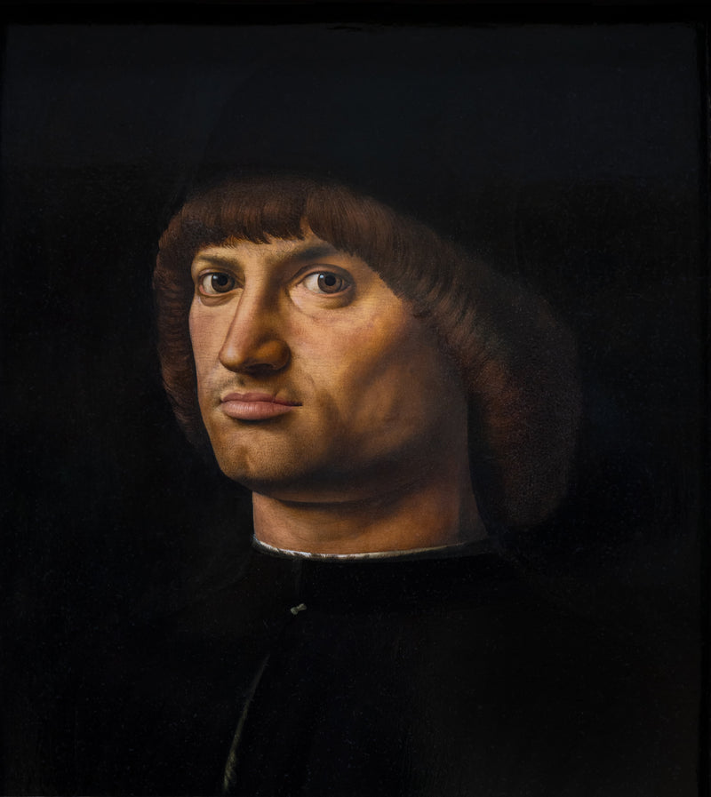 Porträt eines Mannes, genannt der Condottiere - Antonello aus Messina
