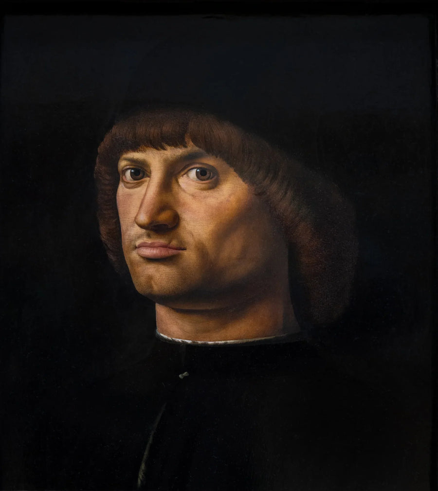 Porträt eines Mannes, genannt der Condottiere - Antonello aus Messina