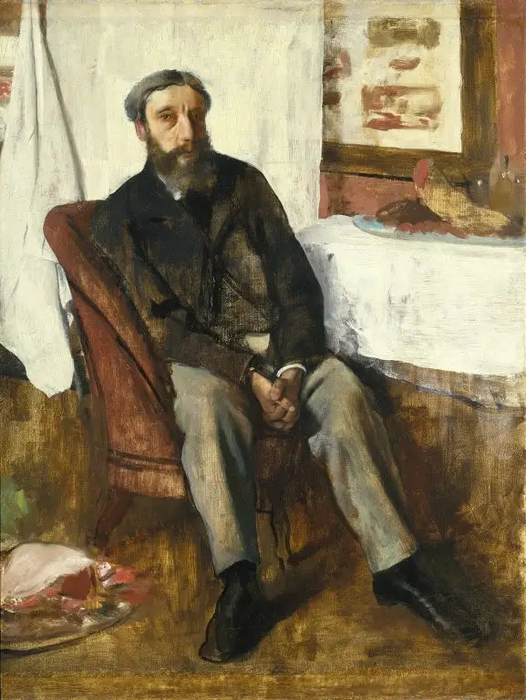 Porträt eines Mannes - Edgar Degas