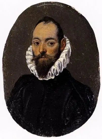 Portrait d’homme - El Greco image 1 reproduction artisanale de tableau