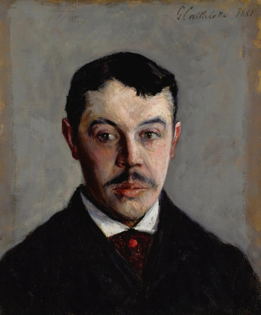 Porträt eines Mannes - Gustave Caillebotte