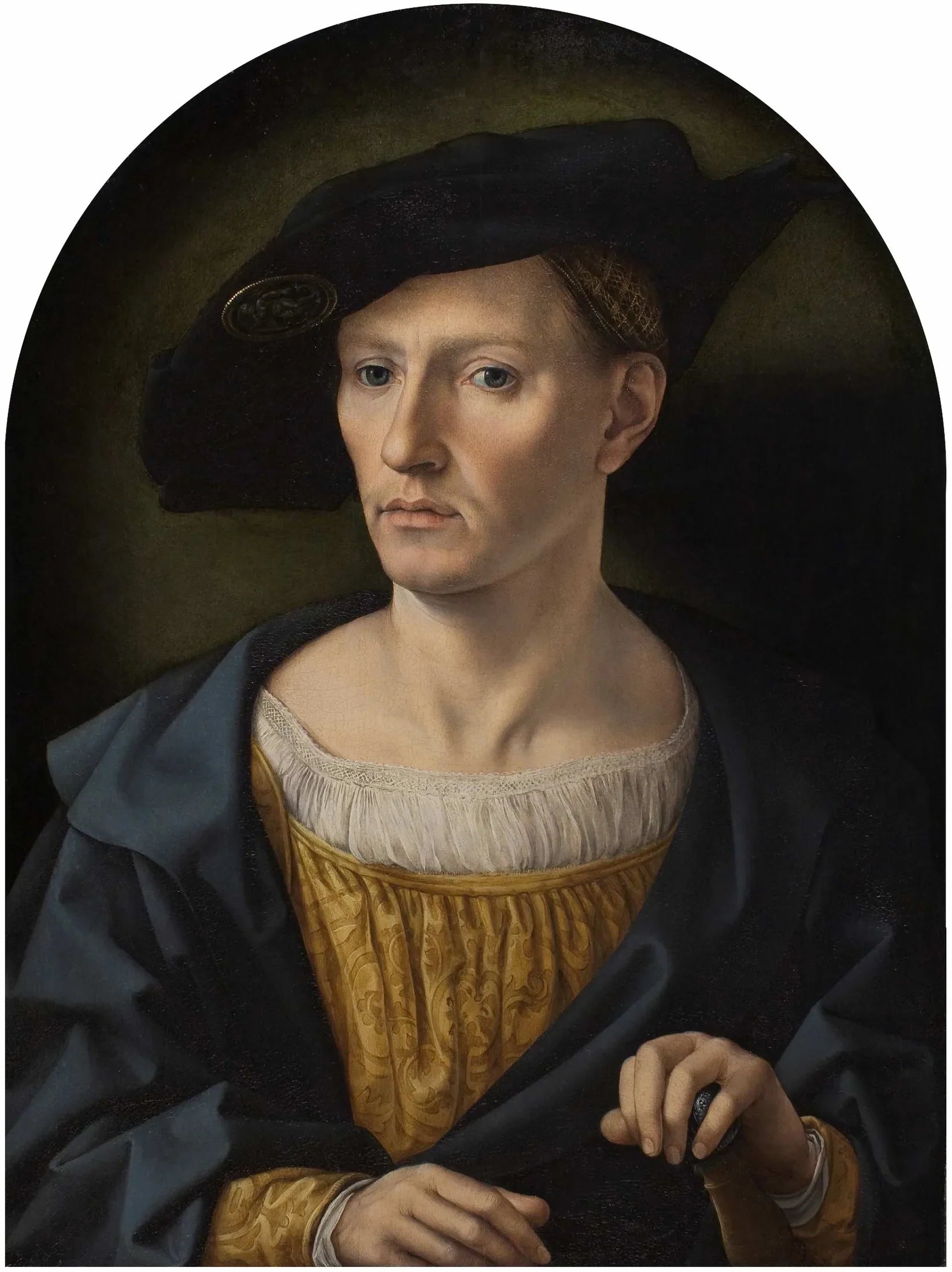Portrait d'homme - Jan Gossaert image 1 tableau peint à l’huile sur toile