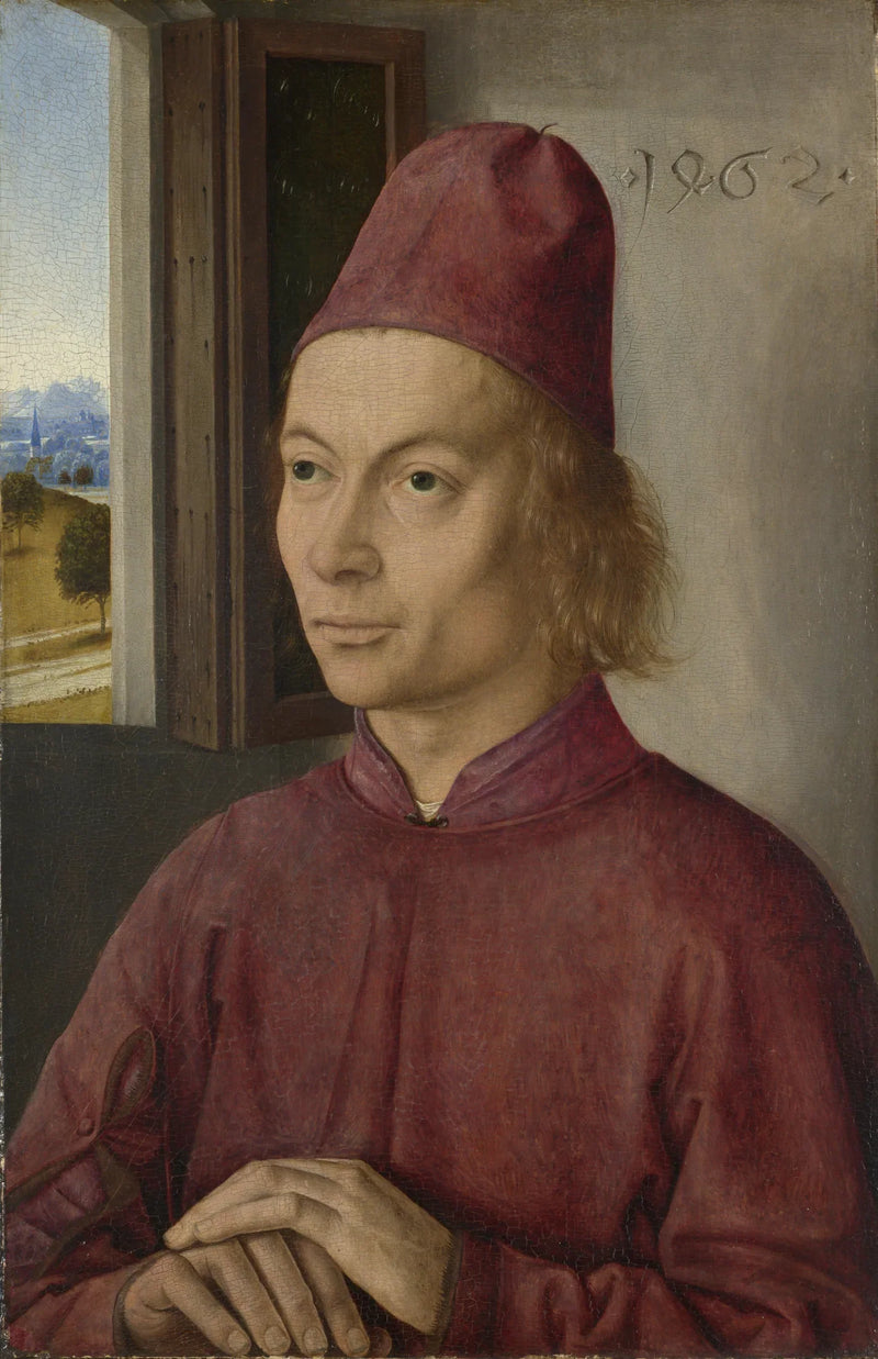 Porträt eines Mannes (Jan van Winckele ?) - Dirk Bouts