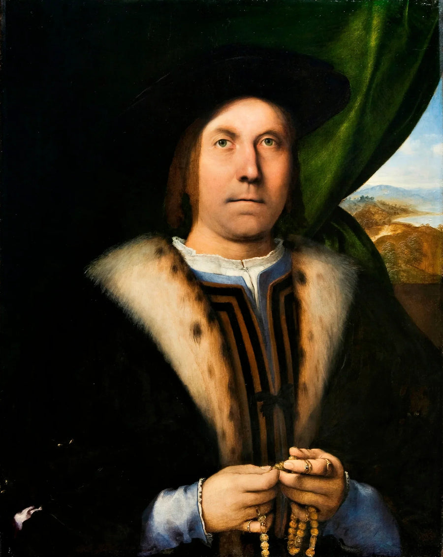Porträt eines Mannes - Lorenzo Lotto