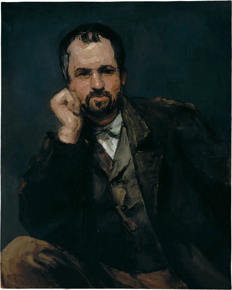 Porträt eines Mannes - Paul Cézanne