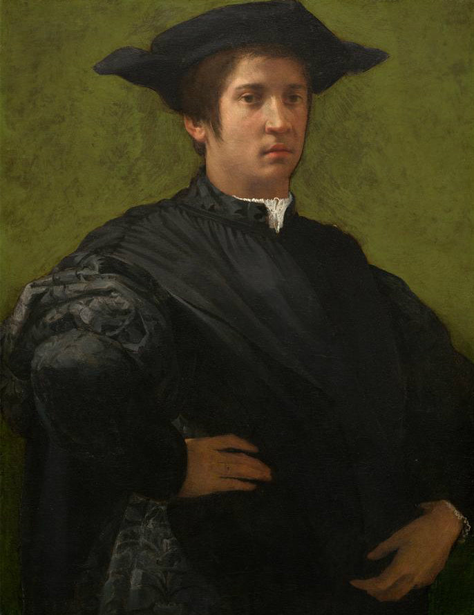 Porträt eines Mannes - Rosso Fiorentino
