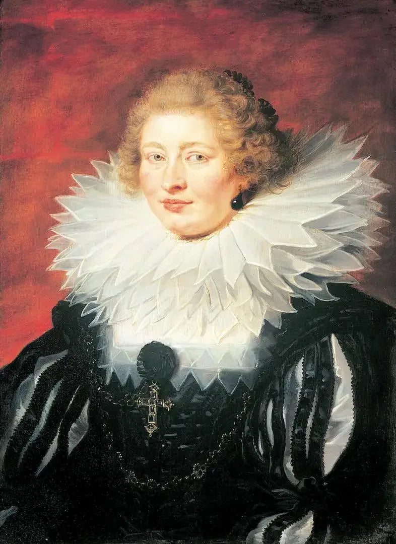 Porträt von Hypolite de Male (?-?), Ehefrau von Henri de Vicq, Herr von Meulevelt (1573-1651) - Peter Paul Rubens