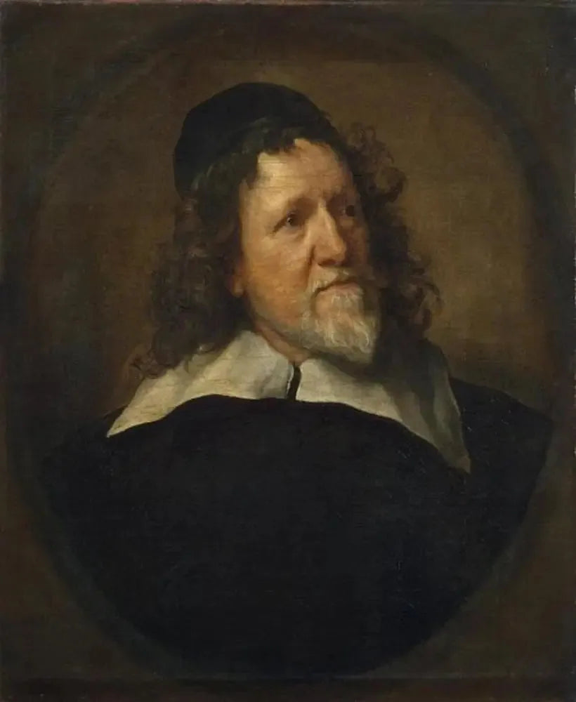 Portrait von Inigo Jones (1573-1652) - Antoine van Dyck