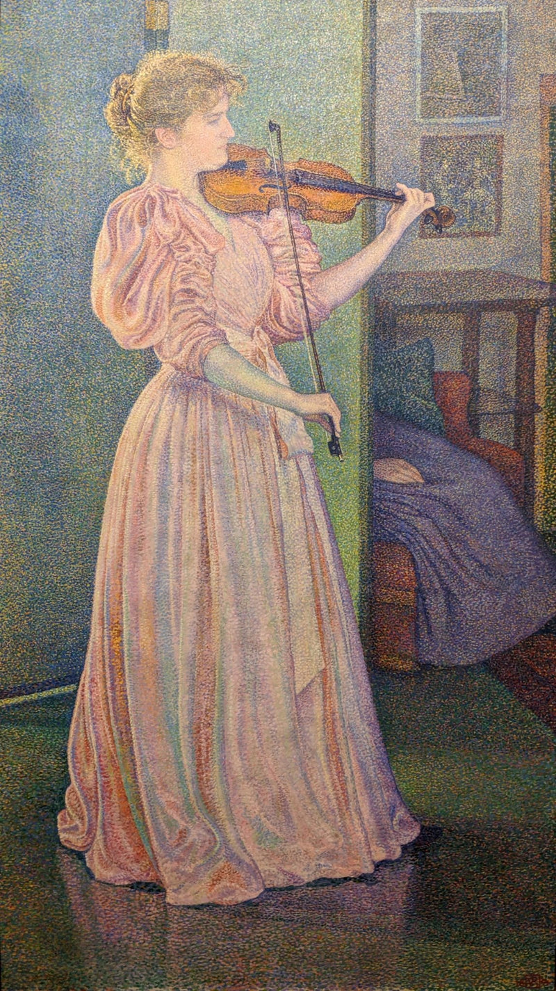 Porträt von Irma Sèthe - Théo van Rysselberghe