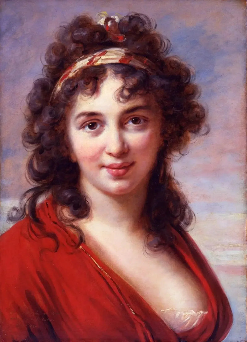 Portrait von Isabella Teotochi Albrizzi - Élisabeth Vigée Le Brun