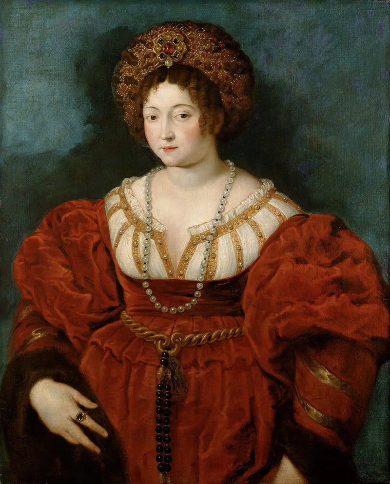 Porträt von Isabelle d'Este - Peter Paul Rubens