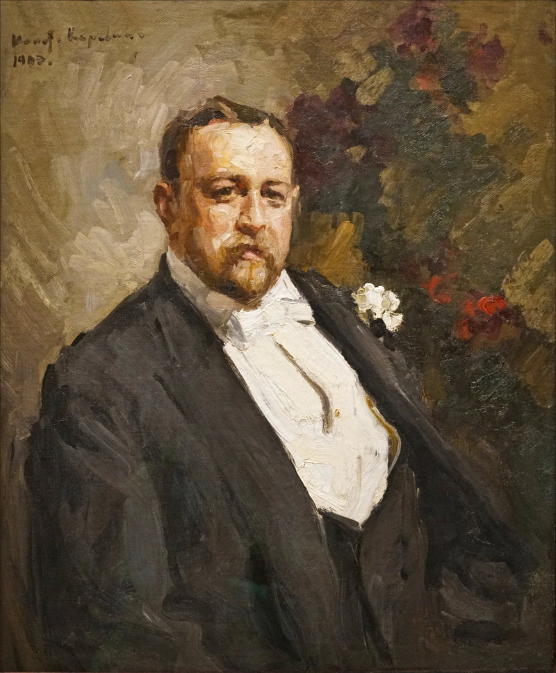Porträt von Ivan Morosov - Konstantin Korovin