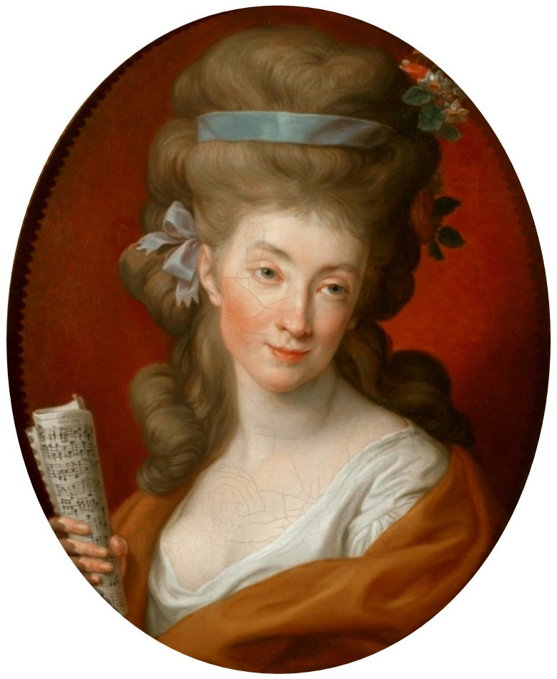 Porträt von Izabela (Elżbieta) Potocka geborene Lubomirska in Polymnia. - Pompeo Batoni