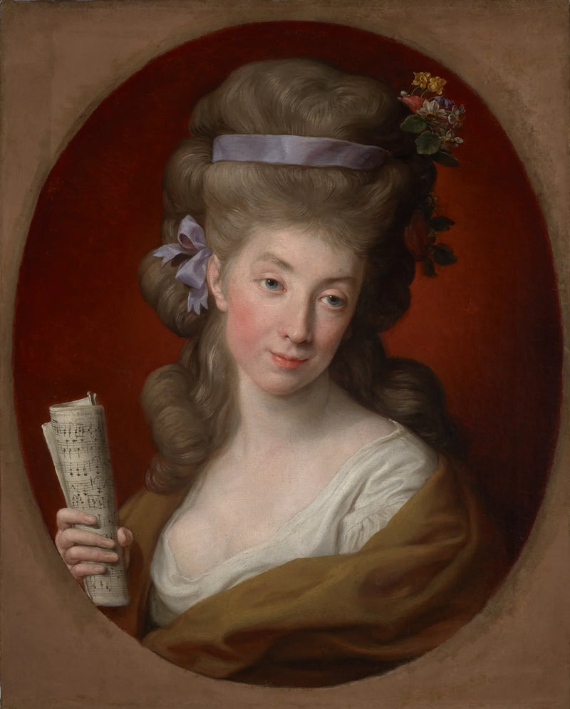 Porträt von Izabela geborene Lubomirska, Ehefrau von Ignacy Potocki (1755-1783) - Pompeo Batoni
