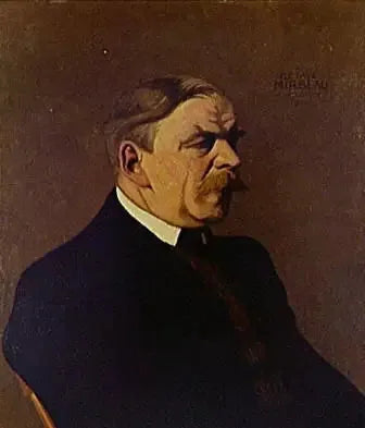 Portrait von Octave Mirbeau - Félix Vallotton