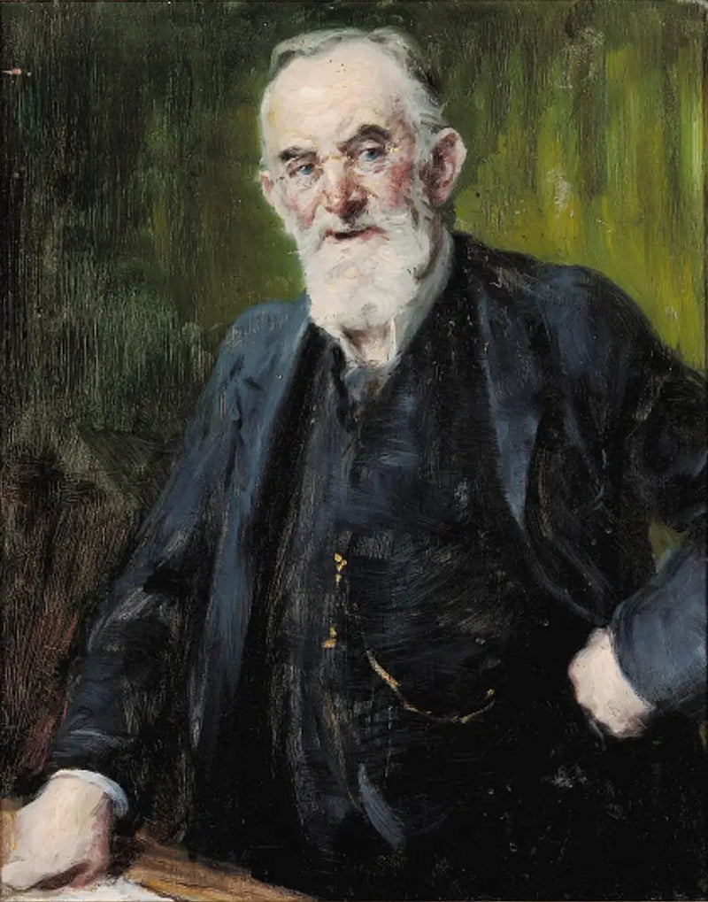 Porträt von Octavius Hansen. - Peder Severin Krøyer