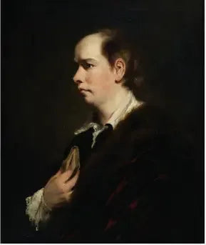 Portrait von Oliver Goldsmith (1728-1774), Dramatiker und Autor - Joshua Reynolds