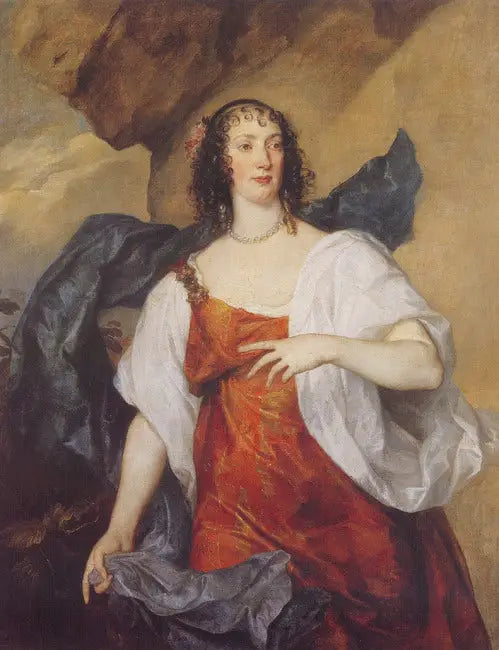 Portrait von Olivia Boteler, Ehefrau von Endymion Porter - Antoine van Dyck