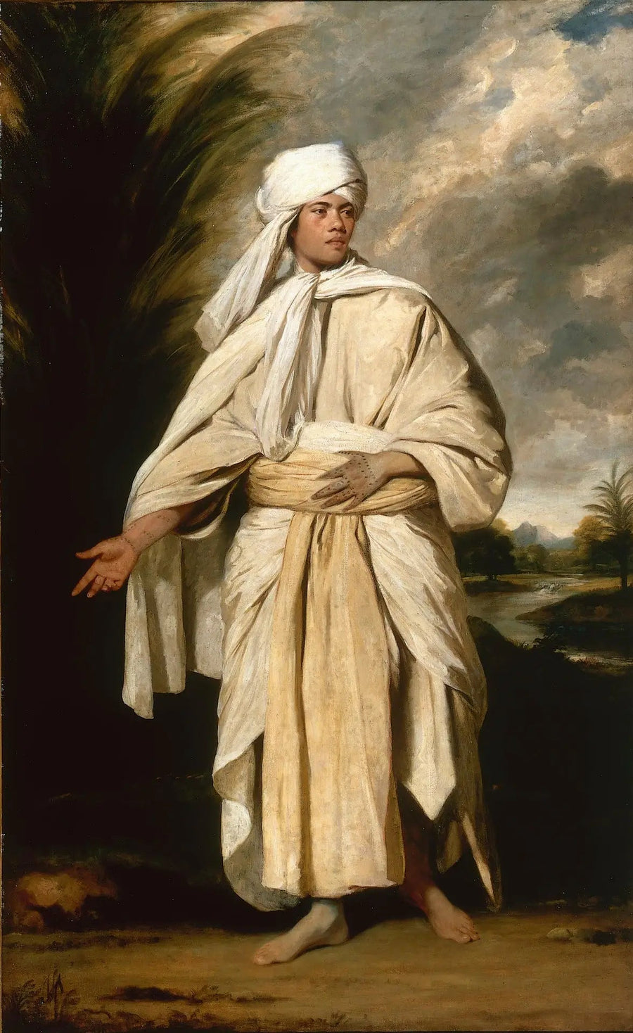 Porträt von Omai - Joshua Reynolds