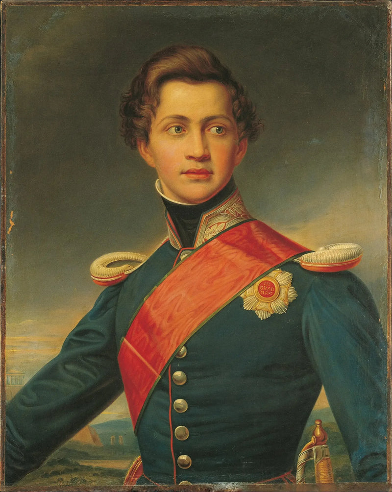 Porträt von Othon als junger Mann - Joseph Karl Stieler