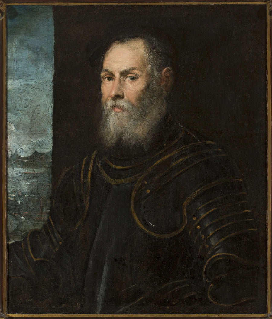 Porträt eines venezianischen Admirals - Jacopo Tintoretto