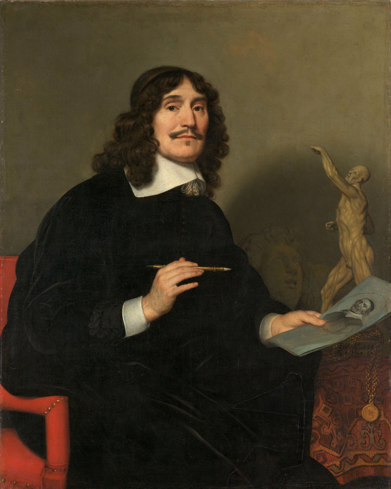 Porträt eines Künstlers - Gerrit van Honthorst