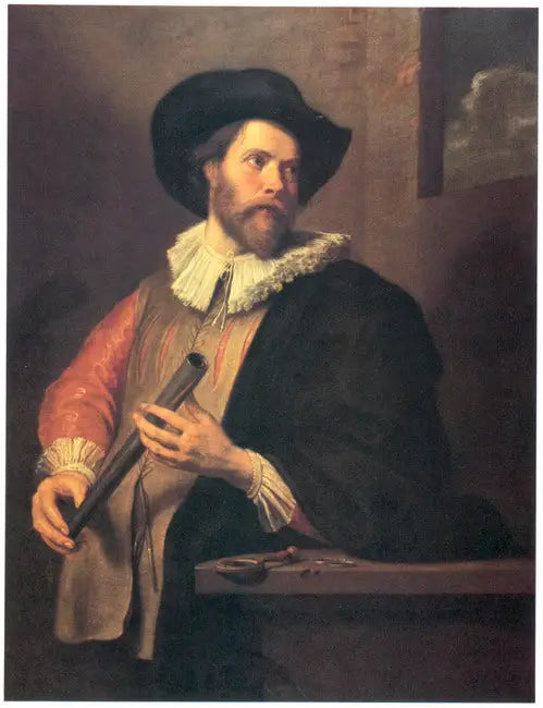 Porträt eines unbekannten Astronomen - Antoine van Dyck