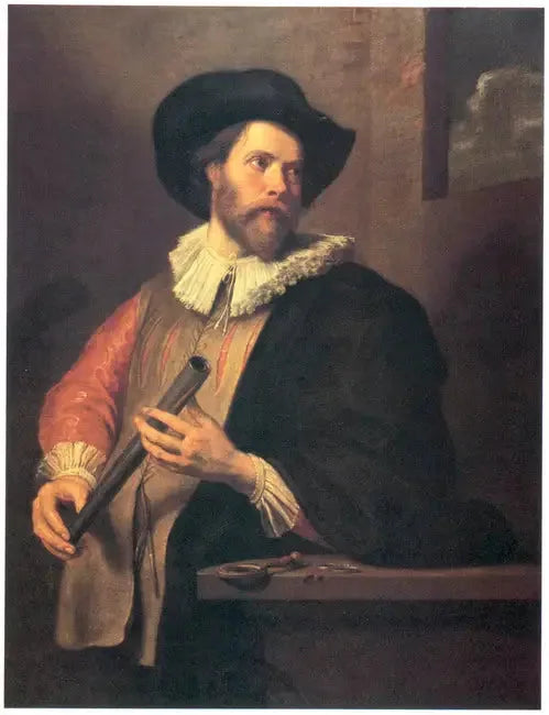 Porträt eines unbekannten Astronomen - Antoine van Dyck