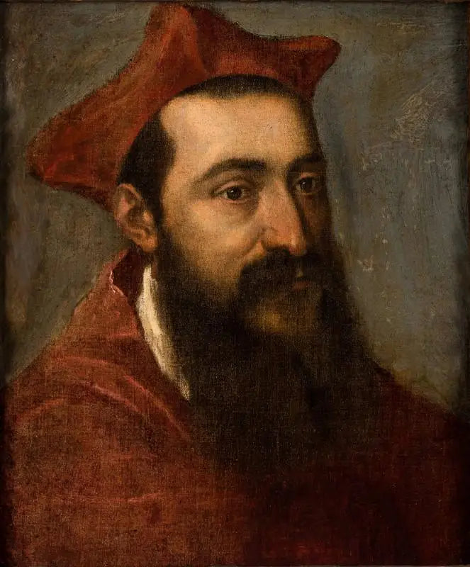 Portrait eines Kardinals - Titian