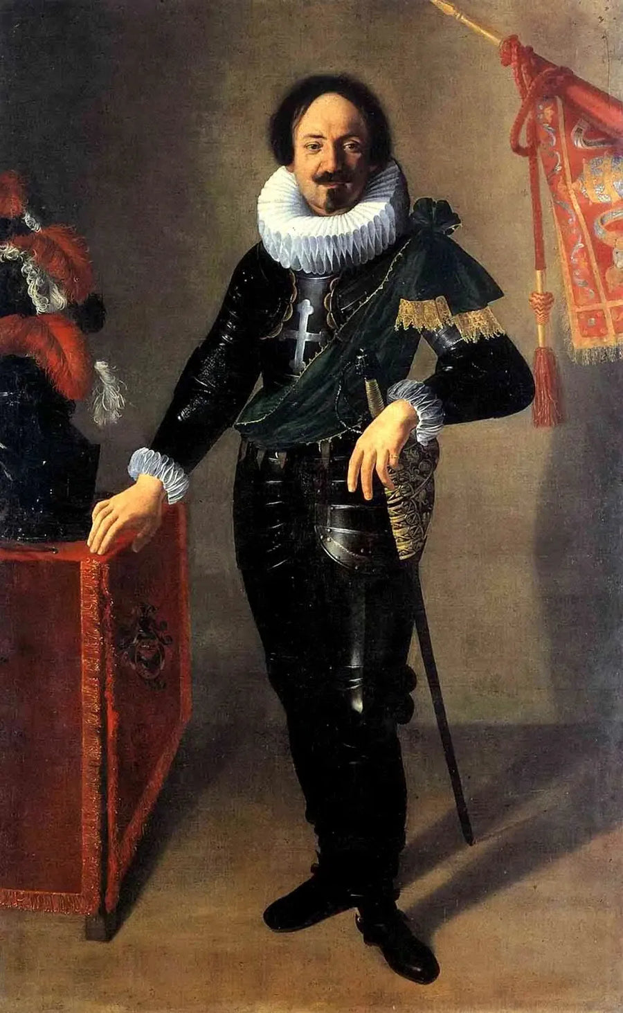 Portrait eines Ritters des Ordens der Heiligen Mauritius und Lazarus