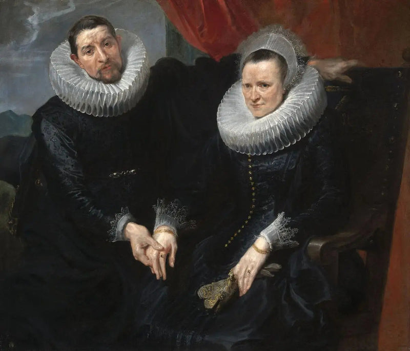 Portrait eines verheirateten Paares - Antoine van Dyck