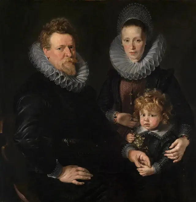 Porträt eines verheirateten Paares mit einem Kind - Peter Paul Rubens