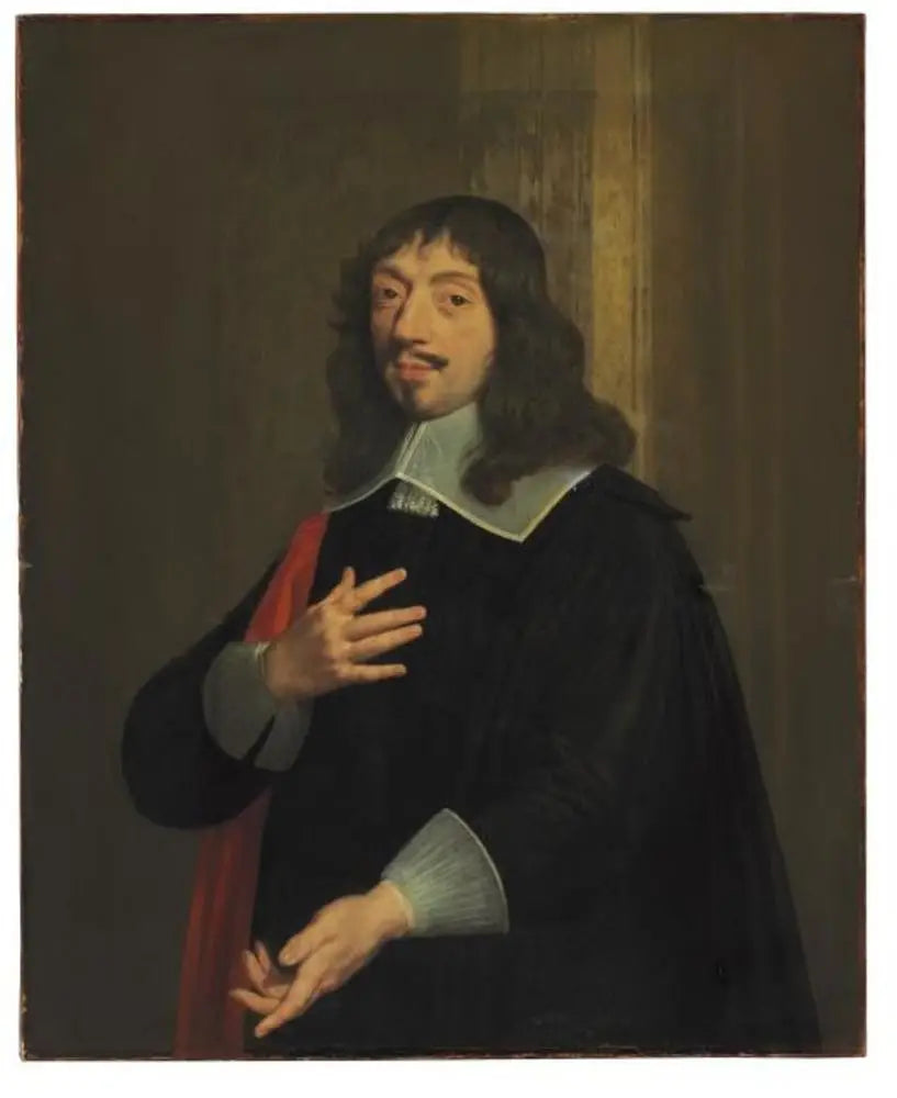 Portrait d'un Échevin de Paris - Philippe de Champaigne image 1 copie de tableau peinte à la main