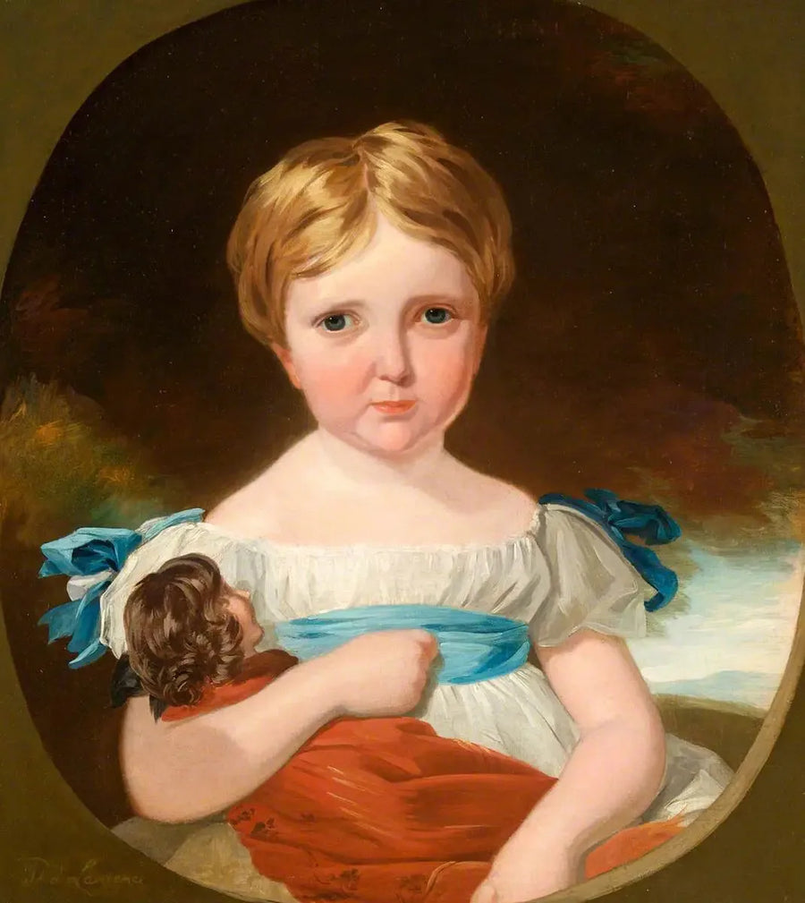 Porträt eines Kindes mit einer Puppe - Thomas Lawrence