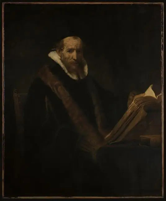Porträt eines Gelehrten an seinem Schreibtisch (ehemals Lipse) - Rembrandt