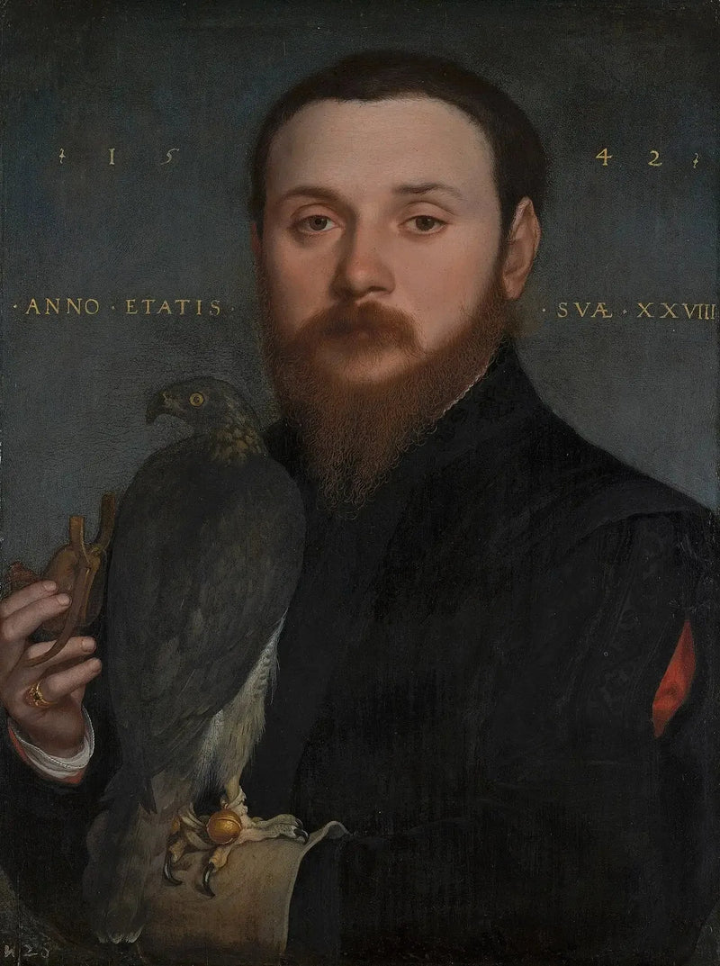 Portrait eines Falkner - Hans Holbein der Jüngere