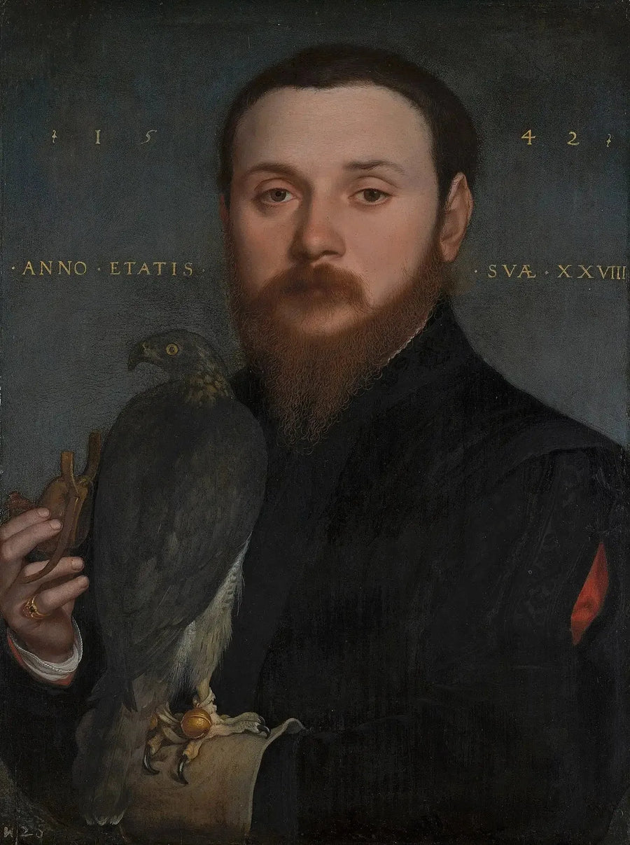 Portrait eines Falkner - Hans Holbein der Jüngere