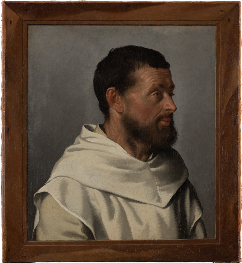 Porträt eines Laienbruders - Giovanni Battista Moroni