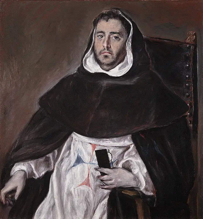 Portrait eines trinitaire Bruders - El Greco