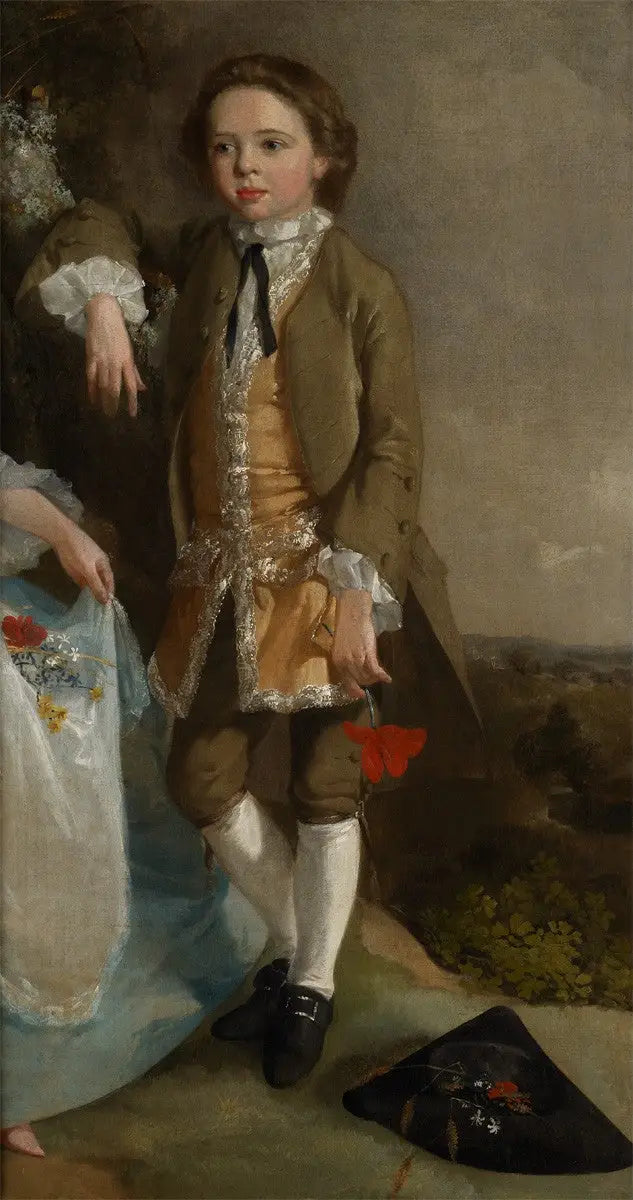 Portrait eines Jungen (Fragment von „Portrait eines Jungen und eines Mädchens“) - Thomas Gainsborough