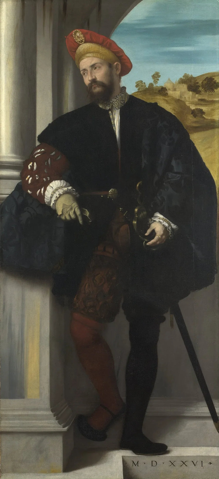 Porträt eines Edelmannes - Alessandro Bonvicino
