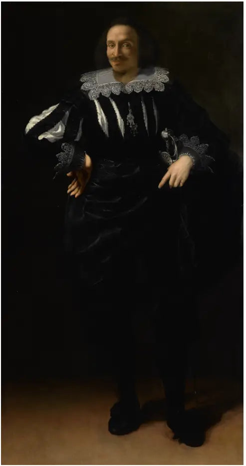 Portrait eines Gentlemans - Artemisia Gentileschi
