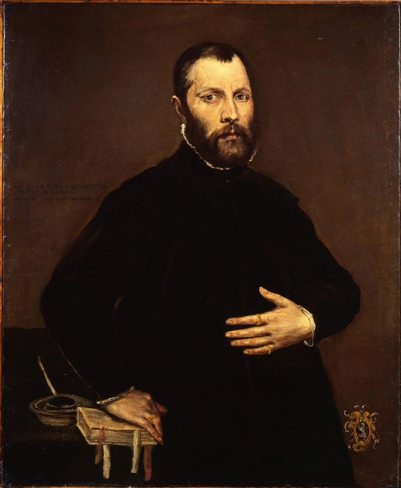 Portrait eines Gentlemans - El Greco