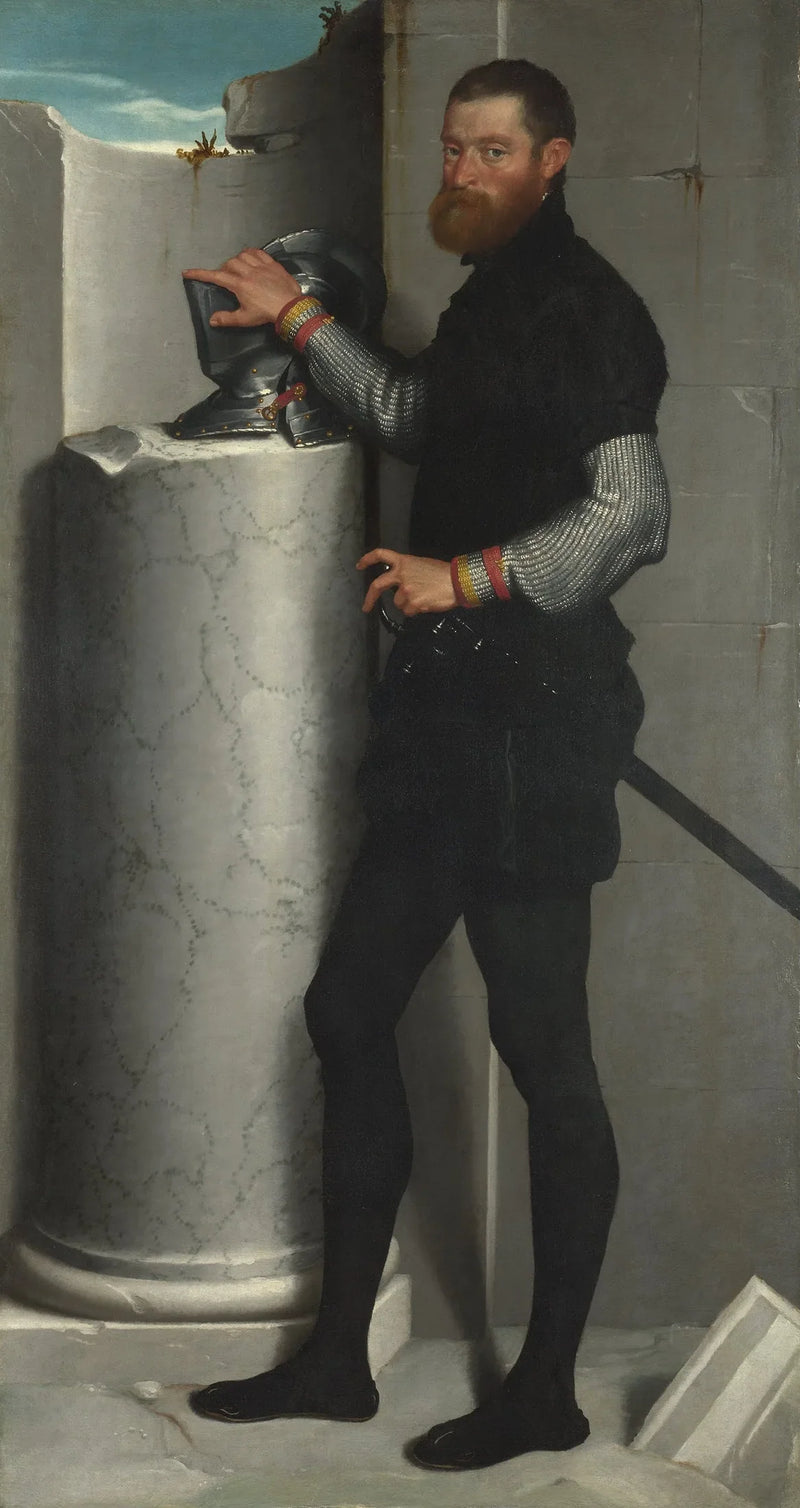 Porträt eines Edelmannes - Giovanni Battista Moroni
